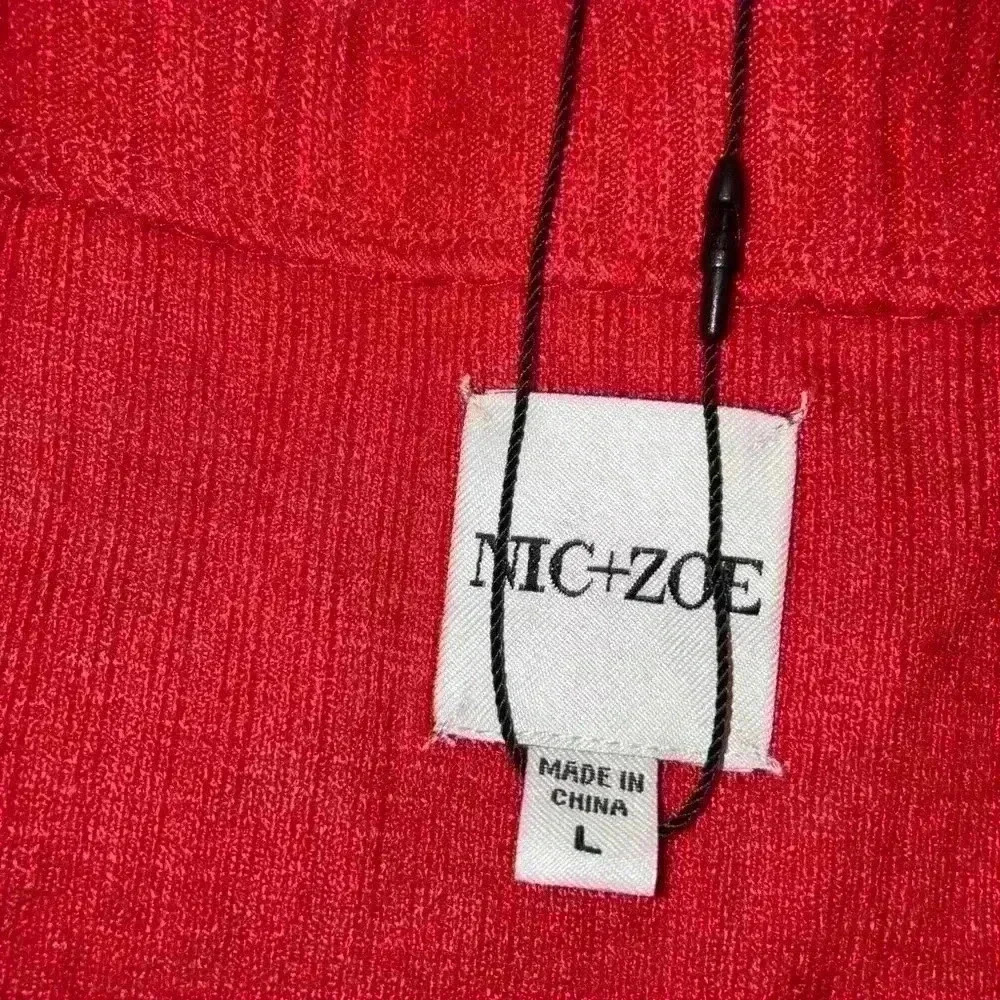 Nic+ Zoe Cozy Rib Dress Size L New — image 8 of 8